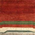 thumbnail image 1 of Ahgly Company Indoor Square Contemporary Red Abstract Area Rugs, 3' Square, 1 of 6