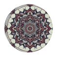 thumbnail image 2 of PIKWEEK  Round Mandala Pattern Round Tablecloth, Fitted Round Table Cloth with Elastic Edge Wipeable Table Protector for Indoor Outdoor Party Picnic, 2 of 7