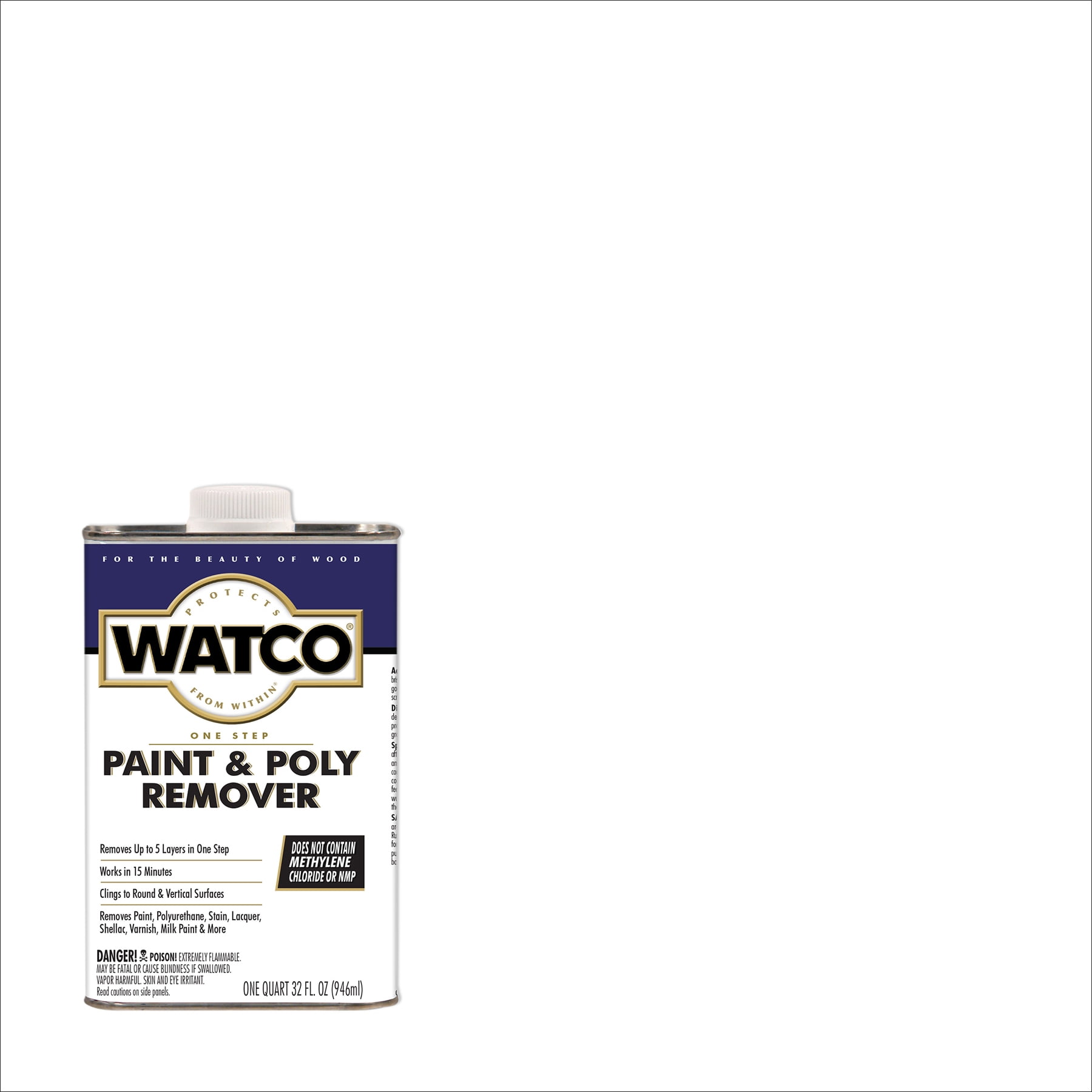 RustOleum Watco One Step Paint & Poly Remover351926, Quart