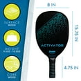 thumbnail image 4 of Franklin Sports Activator Pickleball Paddle - Wood 13mm Core Racket - Blue, 4 of 8