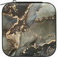 thumbnail image 2 of Coolnut Marble Travel Jewelry Box PU Leather Jewelry Organizer Ideal Gift for Women Girls, Portable Mini Jewelry Travel Case for Stud Earrings Rings Necklaces Bracelets Women Gifts, 2 of 7