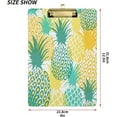 thumbnail image 3 of FMSHPON Cartoon Pineapple Fruit Tropical Clipboard Hardboard Wood Nursing Clip Board and Pull for Standard A4 Letter 13x9 inches, 3 of 8