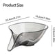 thumbnail image 2 of Drain Basket Multi-Functional Plastic Draining Bowl,Washing Vegetable Fruit Salad (Grey) - RIpj, 2 of 5
