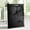 Black, variant on Clipboard with Folding Feature, Standing Clipboard, Heavy Duty Plastic, Low Clip, Document Storage, Portable Design, Office School Meeting Use