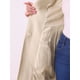 thumbnail image 5 of Abrigo de mujer con solapa de chal, de un solo botón, hasta el muslo, color beige, 5 of 8