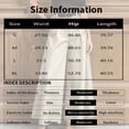 thumbnail image 3 of Gaukiv Womens Pleated Wide Trousers Casual Business Wide Leg Pants Coffee L, 3 of 5