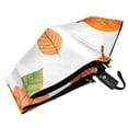 thumbnail image 6 of FORMRS Travel Umbrella Folding Auto Open Close Windproof Rain UV Protection, Yellow Leaves, 6 of 8