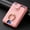 Pink, variant on Card Wallet Holder with MagSafe for iPhone 15/14/13/12 Series, Magsafe Wallet with Ring Holder, Magnetic Wallet Card Kickstand with Phone Grip for Back of iPhone iPhone 15/14/13/12 Series, Black