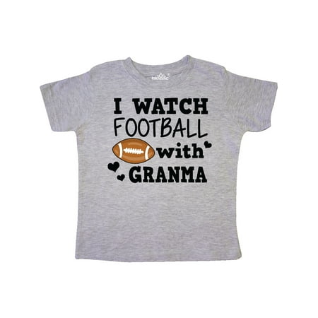 

Inktastic I Watch Football with My Granma Gift Toddler Boy Girl T-Shirt