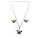thumbnail image 4 of ARETES Y COLLAR DE MARIPOSA ZIRCONIAS COLORS DE PLATA, 4 of 4