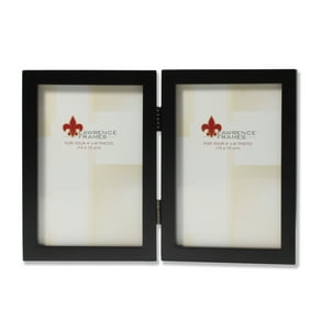 Mcs Willow Wood Double Vertical Picture Frame For 5x7 Walmart