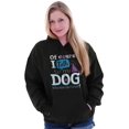 thumbnail image 5 of Of Course Talk My Dog Lover Pet Owner Hoodie Sweatshirt Women Brisco Brands S, 5 of 5