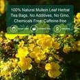 thumbnail image 6 of Mullein Leaf Tea - Detox Herbal Tea for Immune Support, Caffeine Free, 50 Tea Bags, 6 of 9