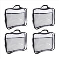 thumbnail image 3 of Bolsa Organizadora de Juguetes de 4 Piezas para Ladrillos, Juego de Bloques de PVC Transparente con Cremallera, Estuche Impermeable para Juegos de Mesa., 3 of 5