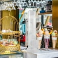 thumbnail image 3 of VERDANVERSE Ice Cream Cone Display Case Rectangular Rack Compact Design For Vendors And Countertop 1Pack, 3 of 6