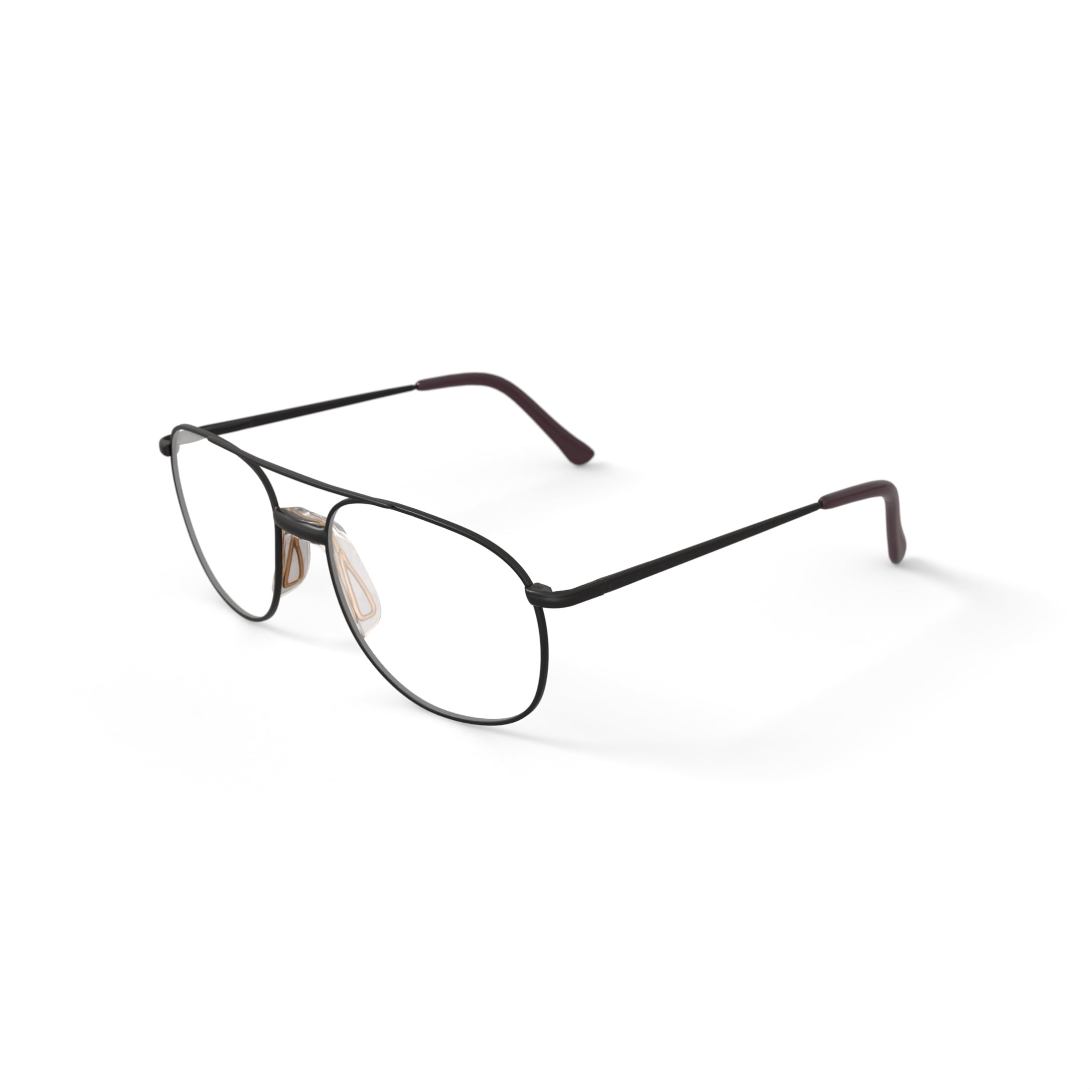 Via Milano Men's Kyle Square Prescription Eyeglasses with Case, Brown