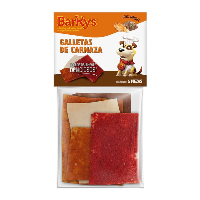Barkys Galleta Prichos De Carnaza De Carne Pollo Tocino y Natural 5 Piezas