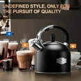 Tea Kettle SUSTEAS 3.17QT Whistling Kettle with Ergonomic Handle