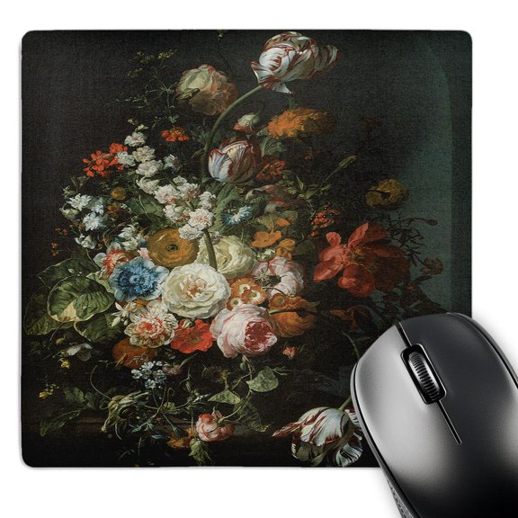 3dRose, Flower Piece by Rachel Ruysch Still Life , MousePad