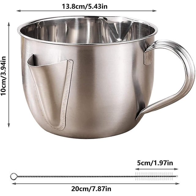 Separador de grasa de cocina Separador de grasa de acero inoxidable// kaili Sencillez
