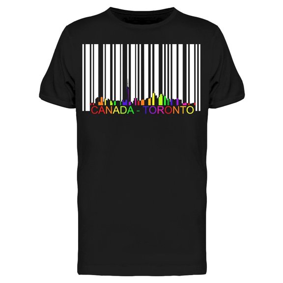 Canada Toronto Bar Code City Tee Men's -Image by Shutterstock