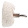 thumbnail image 3 of Ymiko Blanc Chiffon Polissage Roue Plat Type Coton Miroir Surface Outils de Meulage avec Poignée, Tissu Plat Polissage Roue, Polissant Outils, 3 of 8