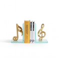 thumbnail image 1 of Danya B. DS840 Gold Musical Glass Bookends, 1 of 3