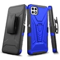thumbnail image 2 of Compatible for Boost Celero 5G Case with Holster Belt Clip Hybrid Shockproof Protective Phone Cover with Kickstand - Blue, 2 of 7