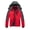 Red, variant on Men's Waterproof Ski Jacket with Fleece Lining - Winter Snow Coat for Hiking & Outdoor Sports Black Large