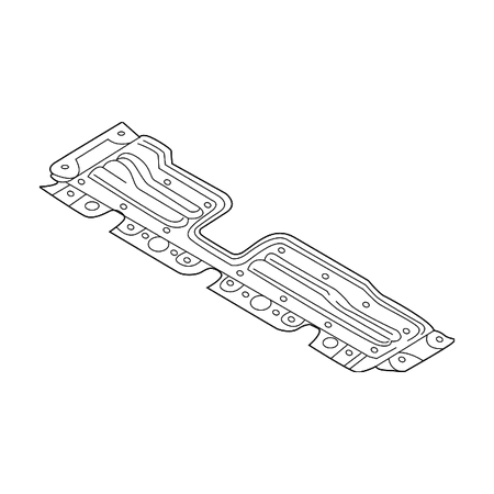 Genuine OE Mitsubishi Lower Shield - 5370B175