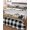 White, Brown, Black, variant on Quilt King Size Bedding Set, Vintage Country Reversible Summer Quilt 3 Pieces, Farm Barn Star Plaid Wooden Grain Lightweight Bedspreads Coverlets with 2 Pillow Shams for All Seasons