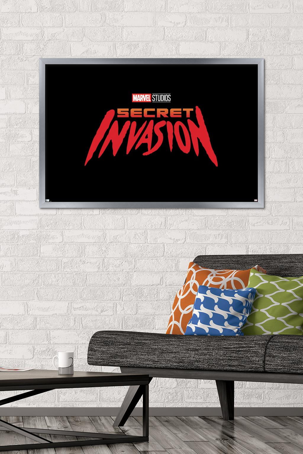 Marvel Secret Invasion - Logo Wall Poster, 22.375 x 34, Framed 