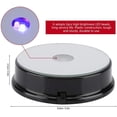 thumbnail image 6 of ABPETE 4 Pcs LED Crystal LED Display Base, Seven Color LED Light Base Stand Art Figurine Decoration Light Stand Base Round Show Stand Display 9 (01), 6 of 9