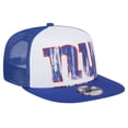 thumbnail image 3 of Youth New Era White/Royal New York Giants Distressed 9FIFTY A-Frame Snapback Hat, 3 of 5