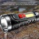 thumbnail image 5 of Potente Linterna Disipación De Calor Linterna De Plástico Pantalla Eléctrica Led Carga Usb Luz Lateral Cob Con Interruptor Multifunción Para Luces De Emergencia En El Hogar Camping Al Aire Libre Scienceny HA020678-00, 5 of 7