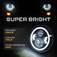 thumbnail image 3 of Faros delanteros LED y faros antiniebla LX-LIGHT de 7" y 4" para Jeep Wrangler, 3 of 7