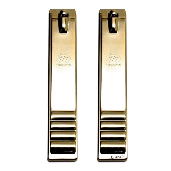 777 Ultra Wide Toe & Nail Clipper Big Mouth 1/8" 3mm wide Gold Color (2 pack)
