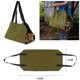 thumbnail image 3 of Portador de madera Portador de troncos Bolsa de asas Camping Picnic Soporte verde Sunnimix Estante portador de leña, 3 of 8