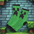 thumbnail image 2 of Minecraft Creeper Boys' Summer Outfit 3-Piece Set, Graphic T-Shirt, Shorts & Socks, Sizes 4-16, 2 of 13