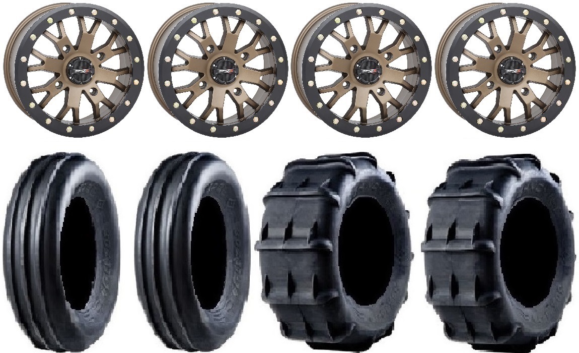 Tires 4ply STI Sand Wedge Paddle 30x1414 ATV Tire Rear ATV & UTV