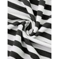 thumbnail image 6 of DARING DIVA Women's Flowy Cotton Wide Leg Lounge Pants 2XL Deep Black Stripe, 6 of 7