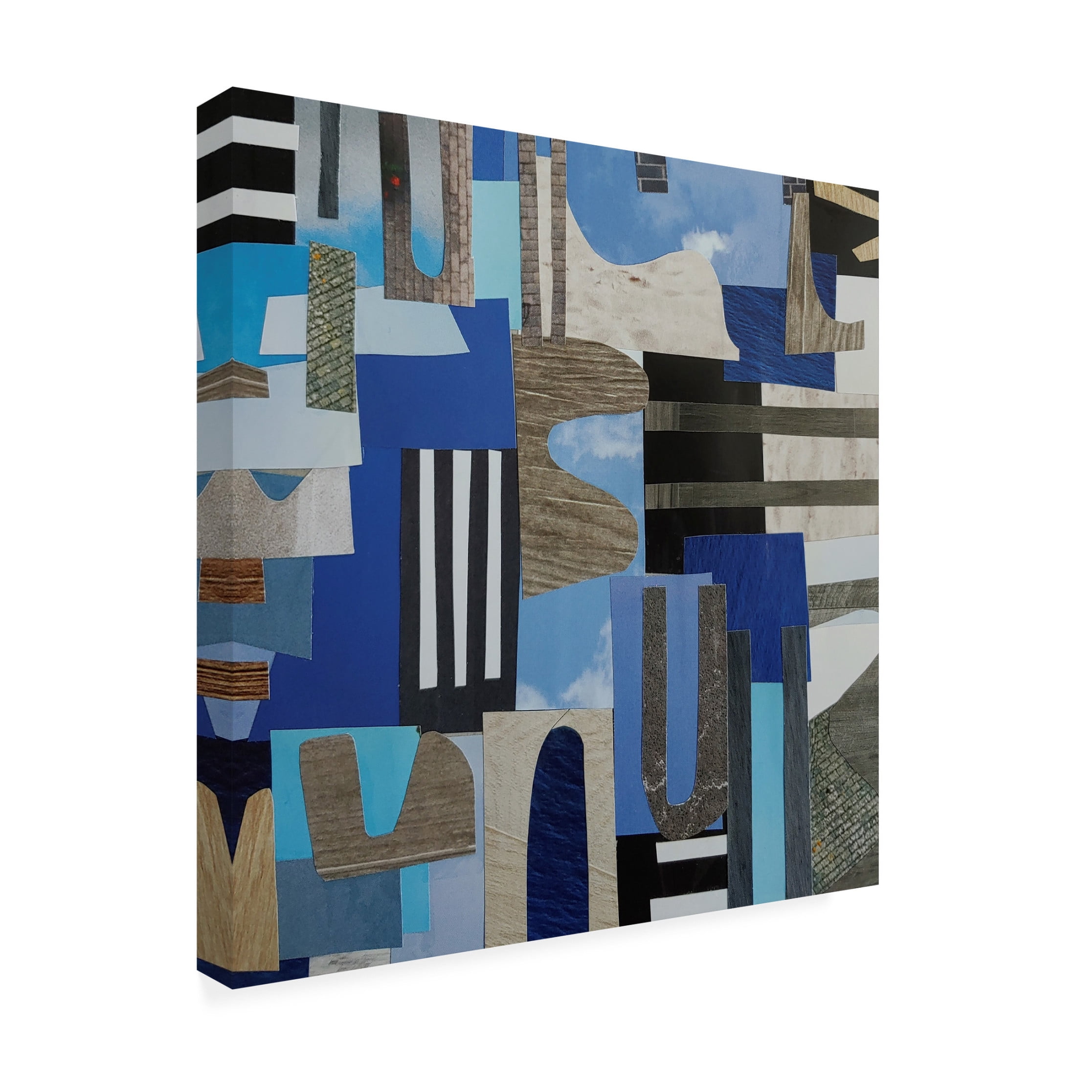 Canvas Wall Art - Coco Good 'Skies Over the Loire Valley II' Wall Art for Living Room, Bedroom, or Office Décor by Trademark Fine Art - 18 x 18 Inches