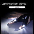 thumbnail image 2 of Guantes de pesca, linterna, luces para acampar, protector solar de dos dedos, transpirables, para exteriores, luces para correr de noche, guantes, 2 of 5