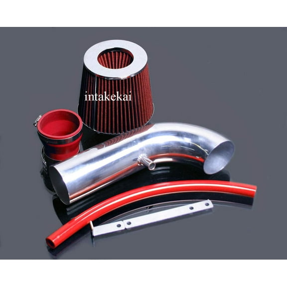 1985 1986 1987 1988 PONTIAC FIERO 2.8 2.8L V6 ENGINE  AIR INTAKE KIT SYSTEMS (RED)