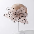 thumbnail image 7 of Tea Party Hats Easter Womens Dress Hat Wide Leaf Flower Bridal Shower Hat Sun Hats Beach Hat, 7 of 7