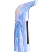 Touchless Automatic Soap Dispenser: 14oz/400ml Liquid Hand Soap Dispenser with Motion Sensor, Battery Operated Electric Dispenser for Bathroom and Kitchen, IPX6 Water-Resistant (Blue 1)
