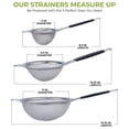 thumbnail image 4 of LiveFresh Food Strainer Set - Premium Fine Stainless Steel Fine Mesh Set of, 4 of 8