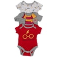 thumbnail image 2 of Harry Potter Costume and Symbols 3-Pack Infant Bodysuit Set-6-9 Months, 2 of 5