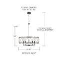 thumbnail image 4 of AA1003BT Austin Allen Madeline - 4 Light Pendant In Transitional Style-28 Inches Tall and 24.5 Inches Wide     -Traditional Installation, 4 of 5