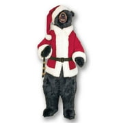 Queens of Christmas WL-75040-DZ Santa Black Bear